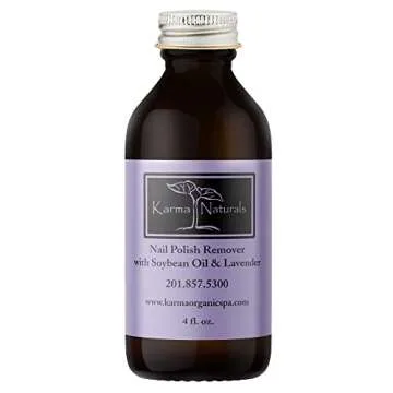 Karma Organic Nail Polish Remover Natural Vegan Lavender Oil