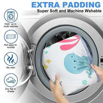 Baby Play Gym Mat, Tummy Time Activity Mat with 6 Detachable Toys and Pillow for Newborn Stage-Based Sensory and Motor Skill Development, Infant Play Mat for Babies to Toddlers