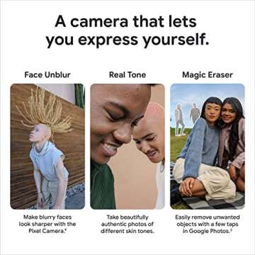 Google Pixel 6a 5G Renewed - 128GB Unlocked Smartphone