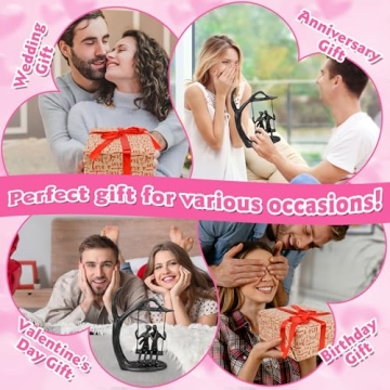 Kresecioo Romantic Couple Statue for Anniversary Gifts