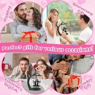 Kresecioo Romantic Couple Statue for Anniversary Gifts