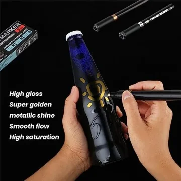 Mirror Chrome Markers Set for Arts and Crafts - 3 Colors