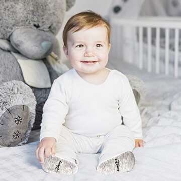 Cozy Disney Mickey Mouse Infant Slippers for Tiny Feet