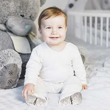 Cozy Disney Mickey Mouse Infant Slippers for Tiny Feet