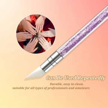 5 Pcs Versatile Dual Tipped Nail Art Brushes Set