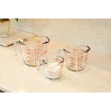 Anchor Hocking Glass Measuring Cups - 3 Piece Set