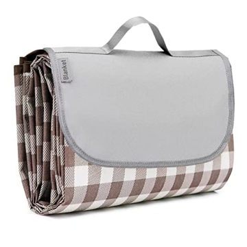 PUPOPIK Picnic Blanket Waterproof Large Beach Mat Portable