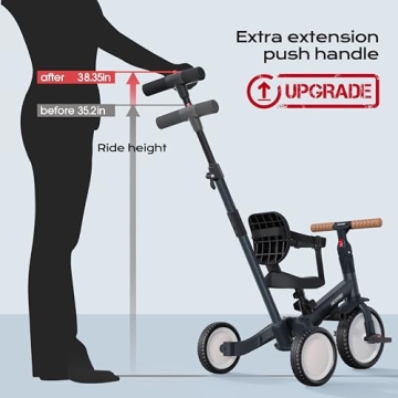 Newyoo Tricycle for Toddlers 1-3 - Safe & Fun First Bike