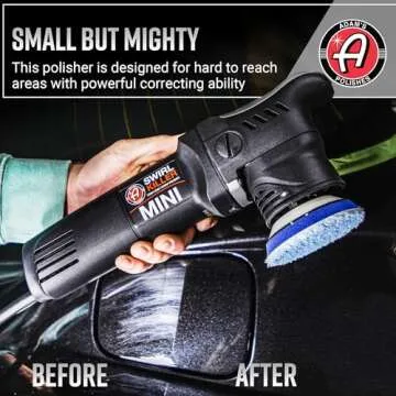 Adam's Polishes Swirl Killer 12mm Polisher - Orbital Polishing Paint Correcting Buffer Tool - Car Scratch Remover - Use Post Car Wash Clay Bar & Pre Wax or Ceramic Coating
