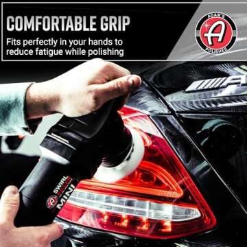 Adam's Polishes Swirl Killer 12mm Polisher - Orbital Polishing Paint Correcting Buffer Tool - Car Scratch Remover - Use Post Car Wash Clay Bar & Pre Wax or Ceramic Coating