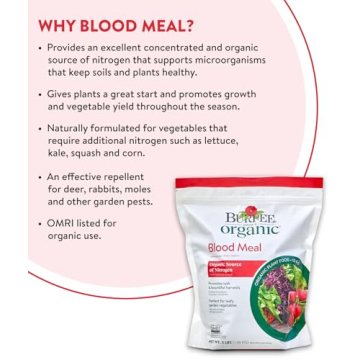 Burpee Organic Blood Meal Fertilizer for Healthy Plants
