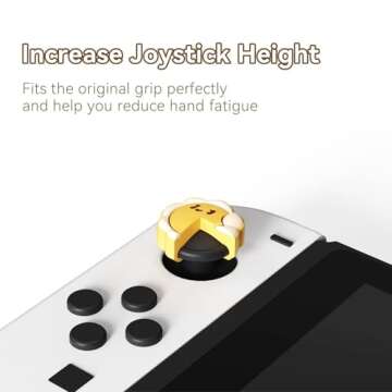 GeekShare Cute Silicone Joy Con Caps for Nintendo Switch