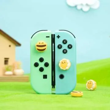 GeekShare Cute Silicone Joy Con Caps for Nintendo Switch