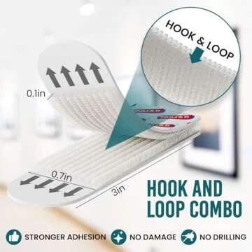 TAILI Picture Hanging Strips Heavy Duty, Medium 28 Pairs (56 Strips) Frame Hanger for Walls, Pictures Haing Kit Without Nail, Damage Free Adhesive Poster Decor, Art, Mirror