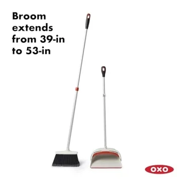 OXO Good Grips Sweep Set - Adjustable Broom and Dustpan