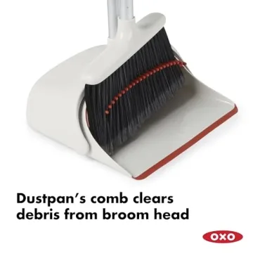 OXO Good Grips Sweep Set - Adjustable Broom and Dustpan