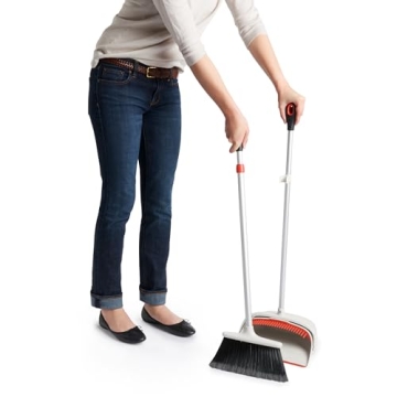 OXO Good Grips Sweep Set - Adjustable Broom and Dustpan