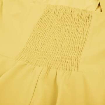 Belle Poque Sleeveless Light Yellow Flowy Dress 2024 Summer Spaghetti Strap Swing Aline 1950s Vintage Dress Medium