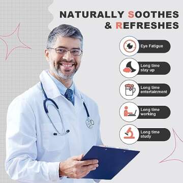 Heated Eye Mask for Dry Eyes Moist Heat Therapy