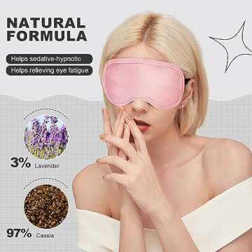 Heated Eye Mask for Dry Eyes Moist Heat Therapy