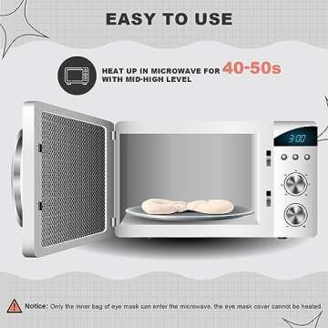 Heated Eye Mask for Dry Eyes Moist Heat Therapy