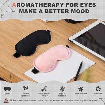 Heated Eye Mask for Dry Eyes Moist Heat Therapy