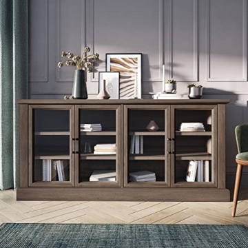 BELLEZE 70 Inch Modern Farmhouse Buffet Cabinet