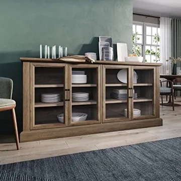 BELLEZE 70 Inch Modern Farmhouse Buffet Cabinet