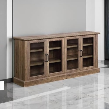 BELLEZE 70 Inch Modern Farmhouse Buffet Cabinet