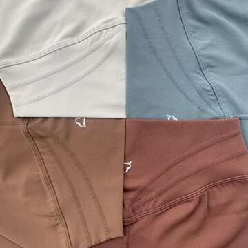 TomTiger Workout Shorts for Women High Waist Gym Fitness Running Yoga Bike Active Exercise Women's Short Tummy Control 3" (M, Coffee)