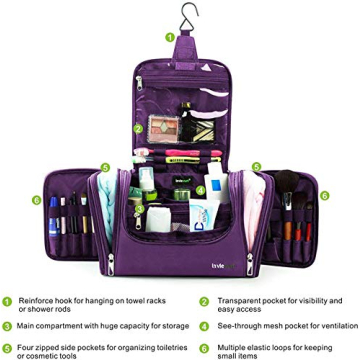 Lavievert Toiletry Bag - Perfect Travel and Home Organizer
