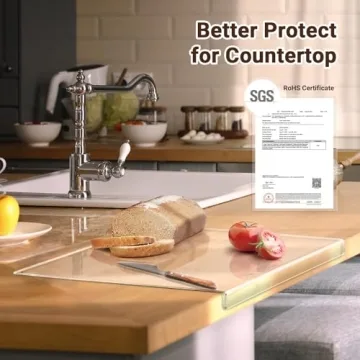 Gracenal XX-Large Acrylic Non-Slip Cutting Board Kitchen Essential