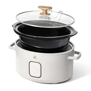 Stylish 6 Quart Programmable Slow Cooker by Drew Barrymore