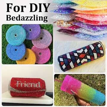 5000pcs 3mm Black Resin Rhinestones for Crafts and Art