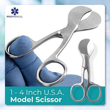 Veterinarian Student Umbilical Cord Scissor Kit - 7 Pieces