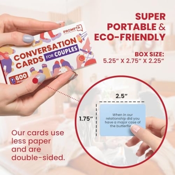 Rayliad 600 Conversation Cards for Deeper Connections