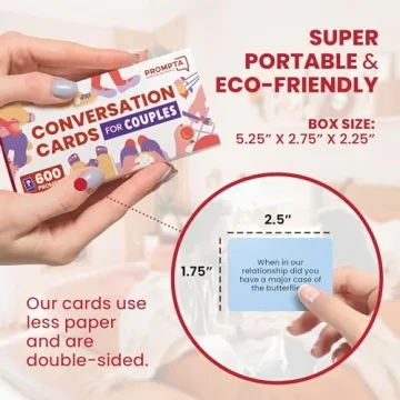 Rayliad 600 Conversation Cards for Deeper Connections