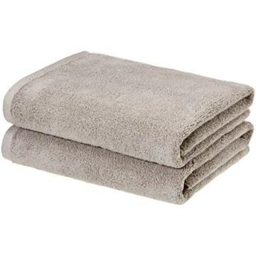 Premium Amazon Basics Quick-Dry Oversize Cotton Bath Towels - 2-Pack