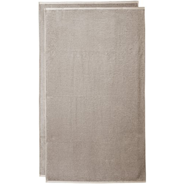 Amazon Basics Quick-Dry Oversize Cotton Bath Towels 2-Pack