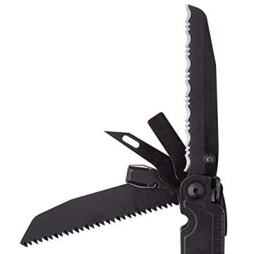 SOG PowerAccess Assist Full-Sized Well-Rounded Daily Use Multi-Tool | One-Handed Assisted Opening | 21 Tools, Black