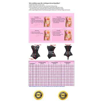 luvsecretlingerie Heavy Duty 26 Double Steel Boned Waist Training COTTON Long Torso Overbust Tight Shaper Corset #8555