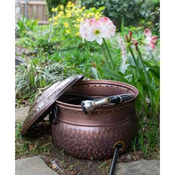 BIRDROCK HOME Water Hose Holder - Stylish Storage Solution
