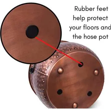 BIRDROCK HOME Water Hose Holder - Stylish Storage Solution