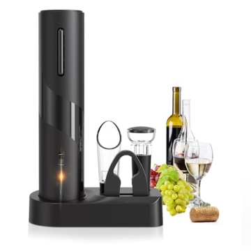 Electric Wine Opener Set 4-in-1 Multifunctional Wine Accessory Kit