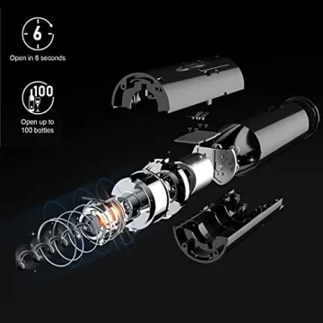 Electric Wine Opener Set 4-in-1 Elegant Gift for Wine Lovers