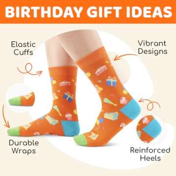 Funny Happy 16th Birthday Socks for Teenagers