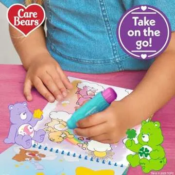 Care Bears Aqua Art, Paint With Water Books for Kids, Reusable Water-Reveal Activity, Mess Free Coloring for Toddlers, Fun Toddler Toys, Road Trip Activities For Kids, Airplane Toys For Toddlers 1-3