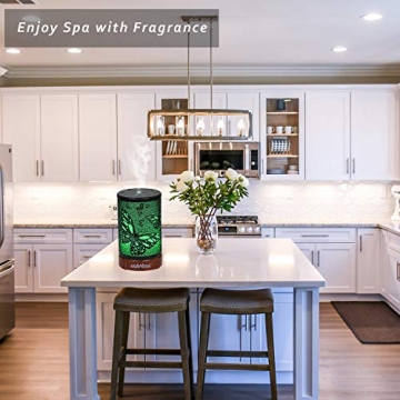 ASAWASA Essential Oil Diffuser with Night Light and Auto Shut-Off