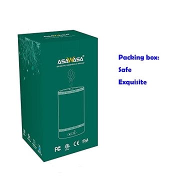 ASAWASA Essential Oil Diffuser with Night Light and Auto Shut-Off