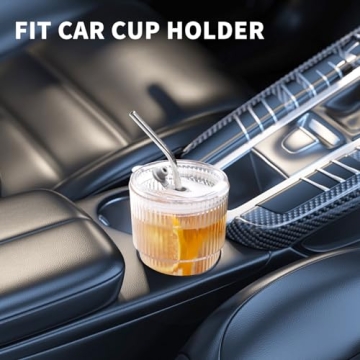 Stylish RÉΑLWÁY 16 OZ Iced Coffee Cups - Set of 4